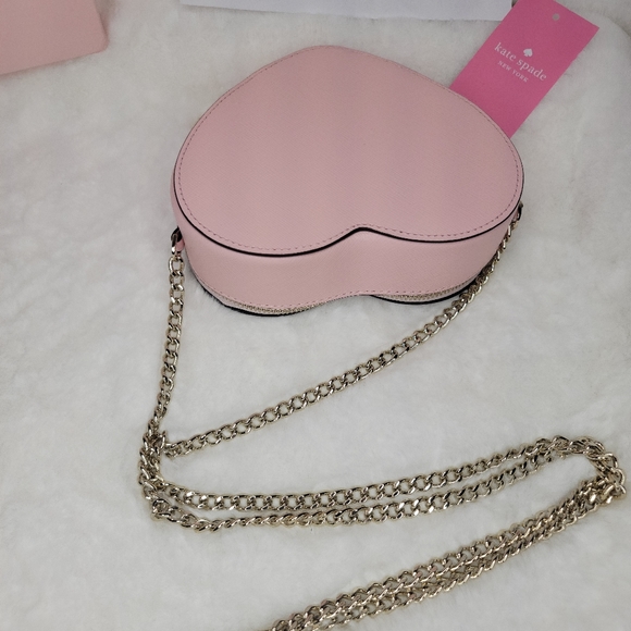 Mini Kate Spade heart ♥️ Love Shack Pink Crossbody - Picture 13 of 16